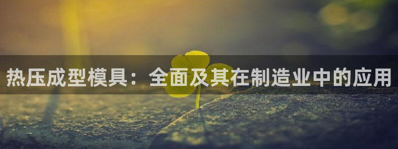 emc易倍全站：热压成型模具：全面及其在制造业中的应用
