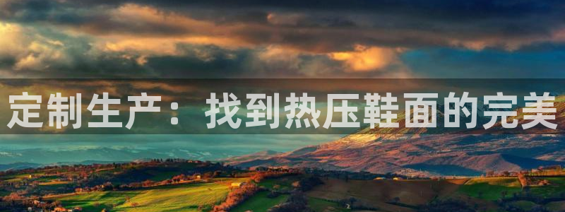 易倍网络技术有限公司怎么样:定制生产:找到热压鞋面的完美