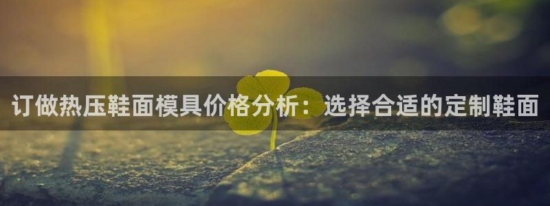 北京易倍思教育怎么样：订做热压鞋面模具价格分析：选择合适